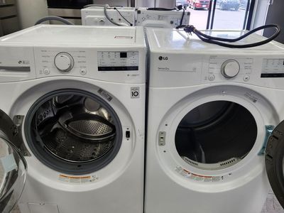 LG Front Load Washer and Dryer Set - White