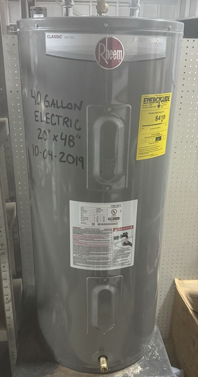 40 Gallon Electric Water Heater