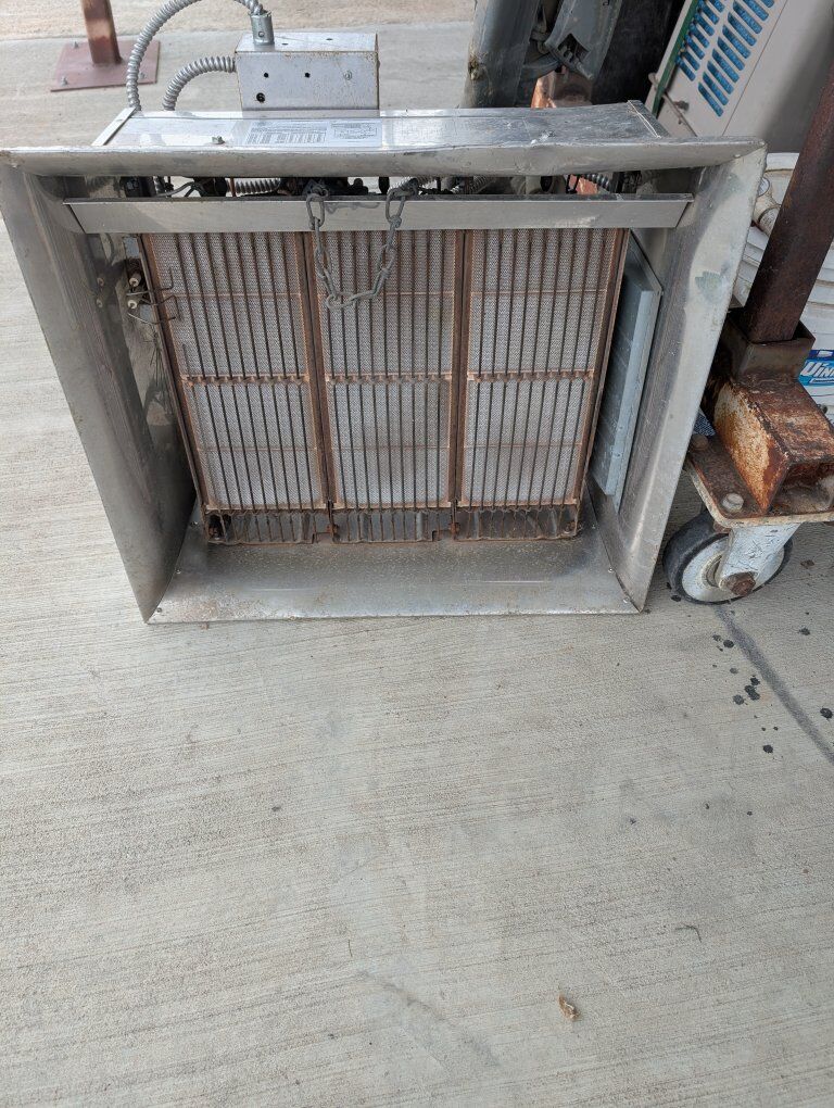 radiant hanging space heater