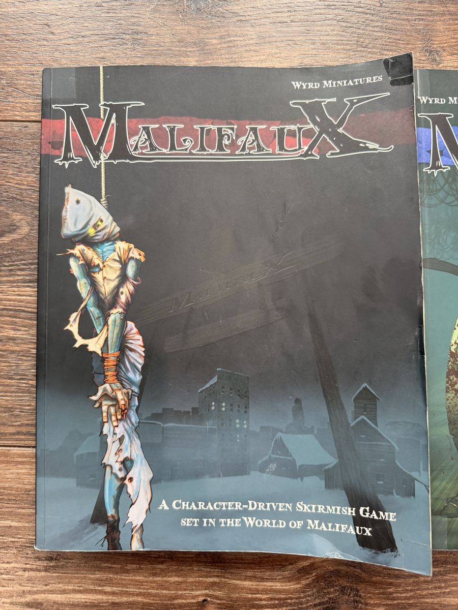 Malifaux Wyrd Miniatures Core Rulebook & Rising Powers Expansion Character Driven Skirmish Game