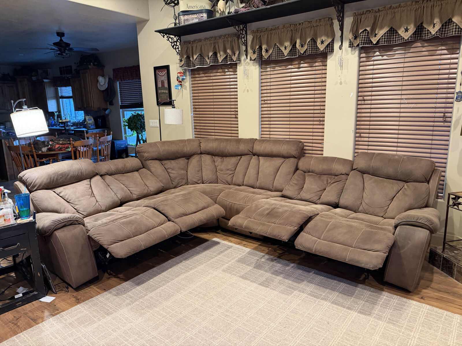 Sectional for sale Price Double Reduced, Must Go!