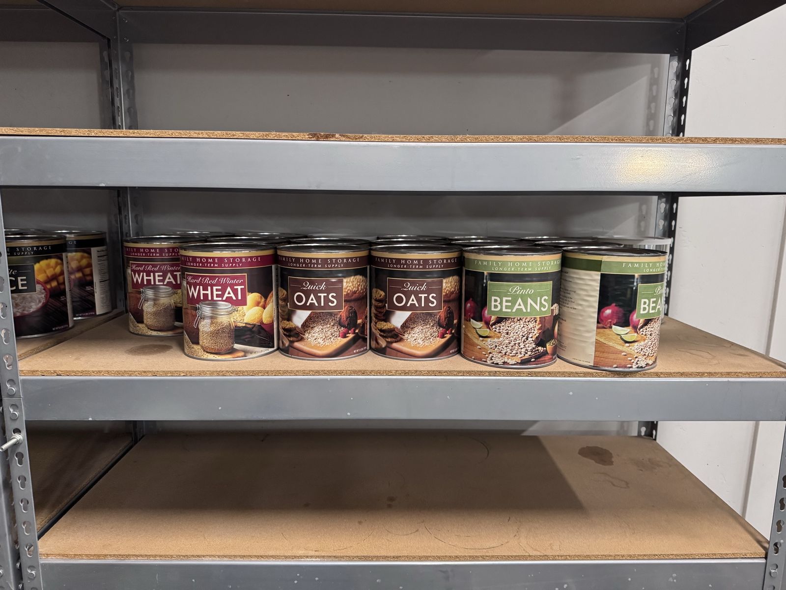 #10 cans food storage - 31 cans total