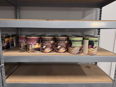 #10 cans food storage - 31 cans total