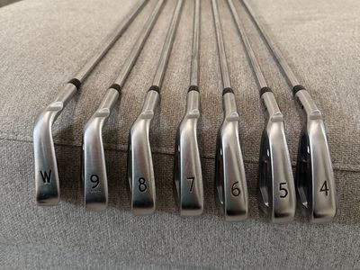 Left-Handed Ping S55 Irons 4–PW – Dynamic Gold X100
