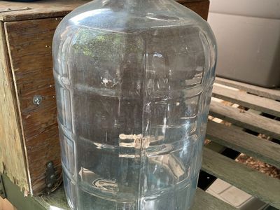 Large Vintage Glass Carboy Jug Bottle