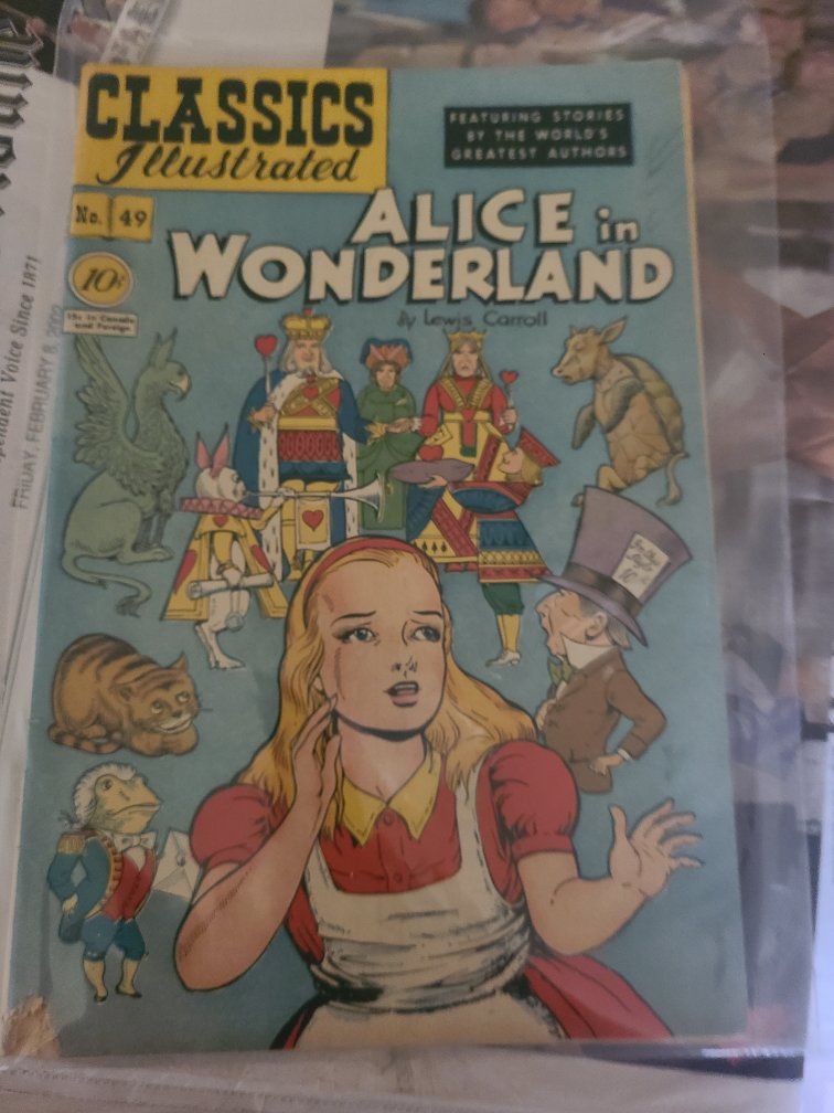 Vintage Classics Illustrated No. 49 Alice in Wonderland Comic Book