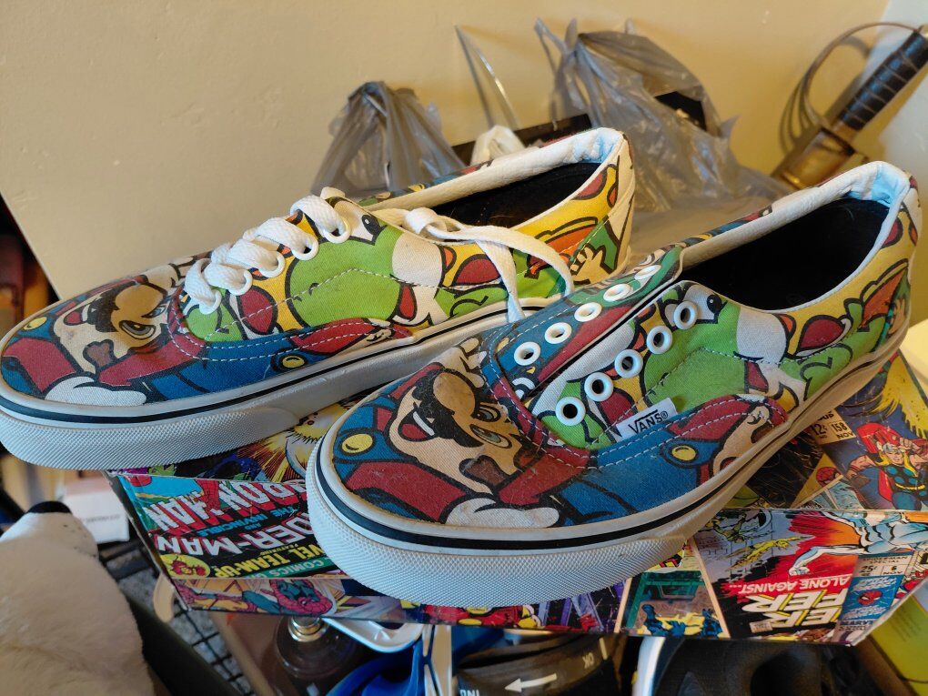 Super Mario van shoes.
