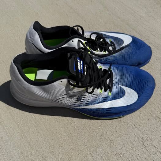 Nike Zoom Elite 9 Running Shoes – White/Blue – Size 12 – $15 (Provo/Mapleton)