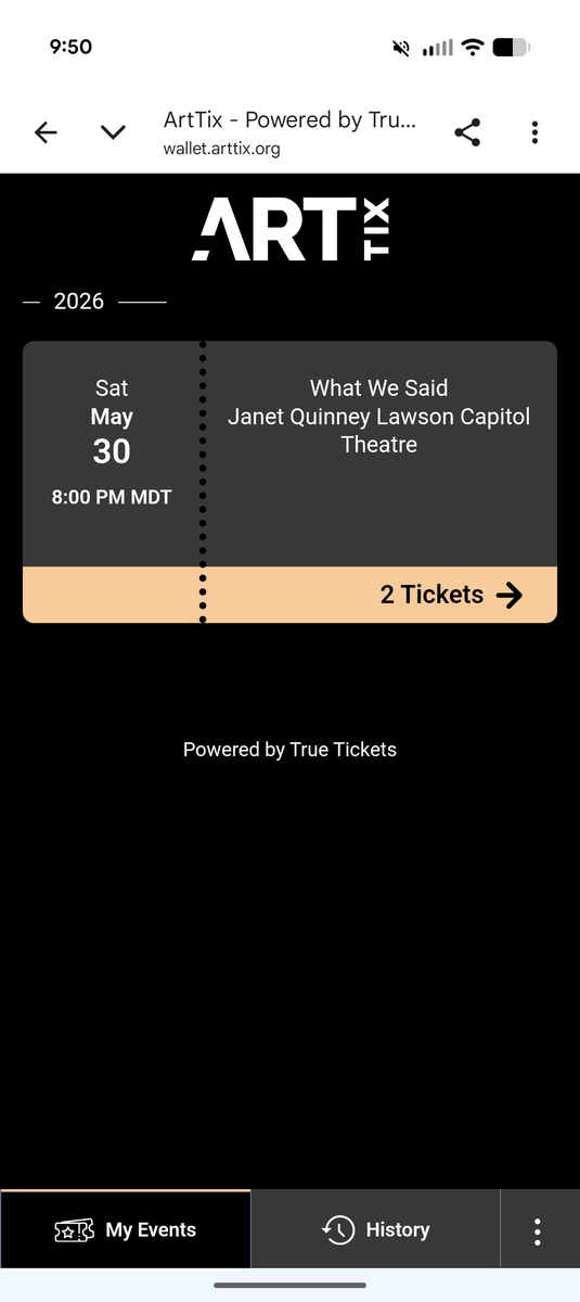2 What We Said tickets