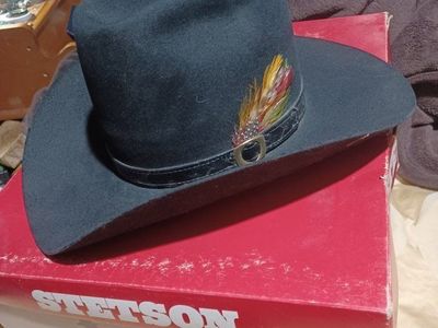 Stetson hats vintage xxxx
never used still in original box $120each or $200 for both call mark 801-759-1025