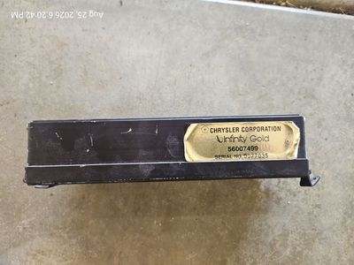 Vintage Chrysler Corporation Infinity Gold audio amplifier (part number 56007499)