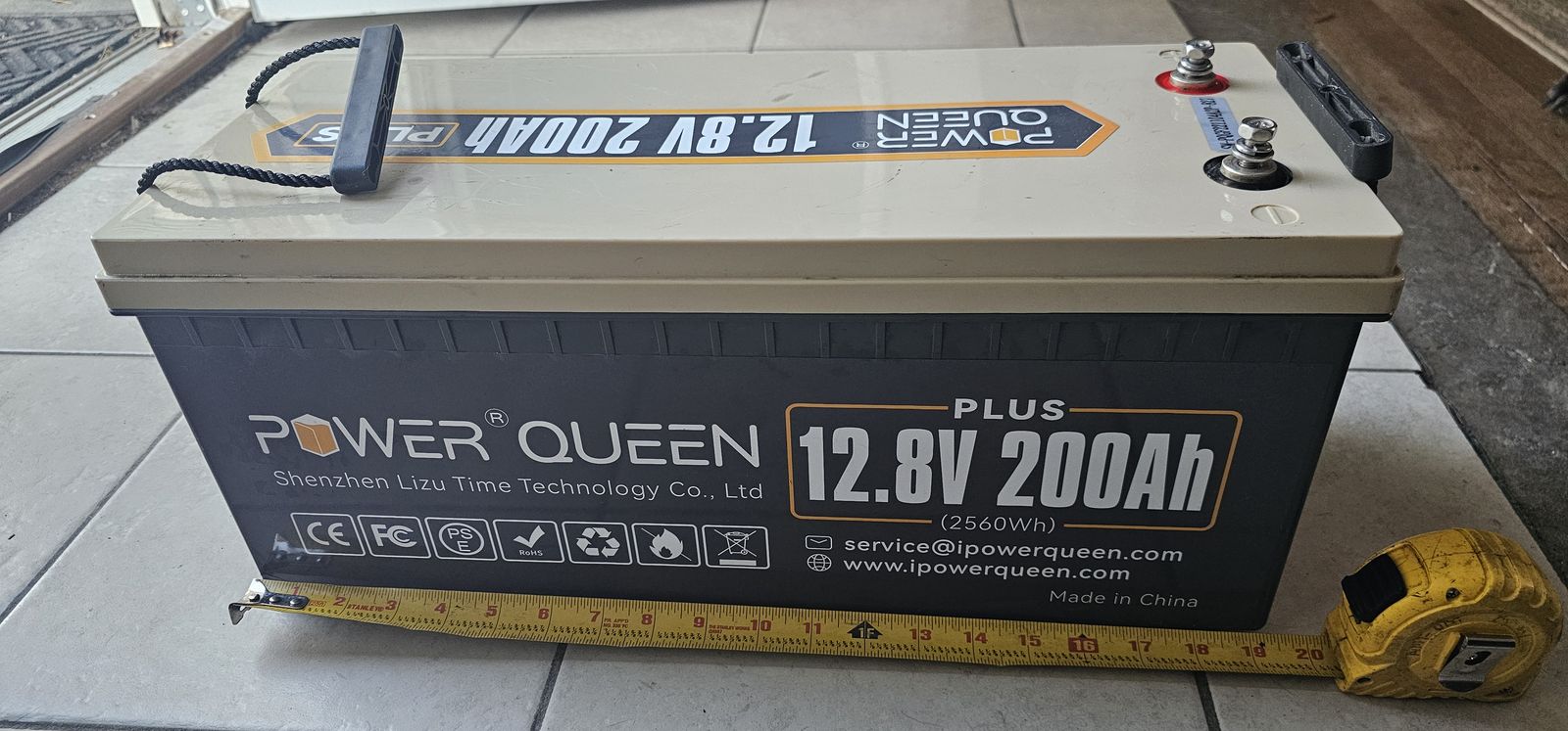 Power Queen 200AH Lifep04 Lithium Battery