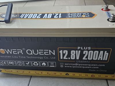 Power Queen 200AH Lifep04 Lithium Battery