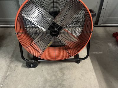 24” shop fan. (New)