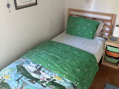 IKEA Tarva Twin Bed Frame and Max and Lily Mattress - Excellent Condition