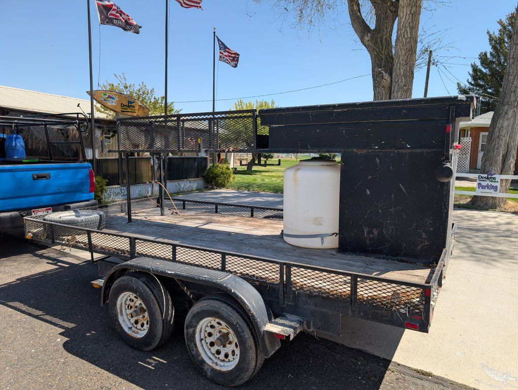Utility Trailer - with Tool Box and Tank