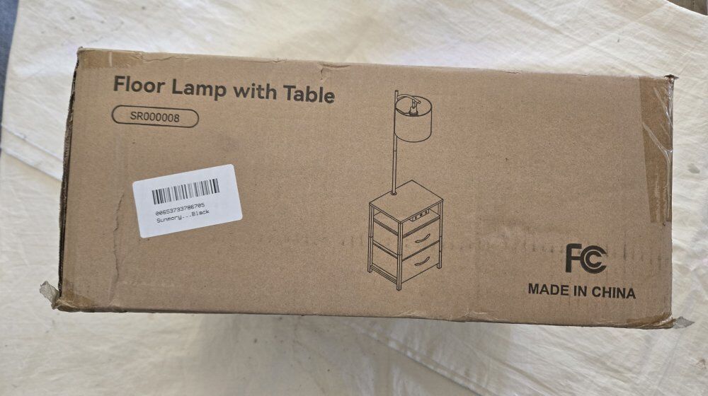 Sunmory Floor Lamp with Table