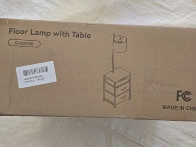 Sunmory Floor Lamp with Table