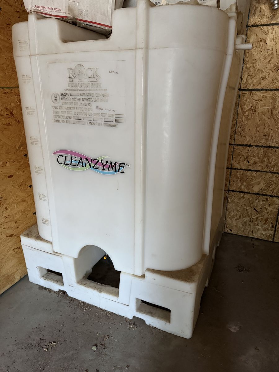 Rock 330 Gallon IBC Tote - Clemson Container Company - Industrial Liquid Storage Tank