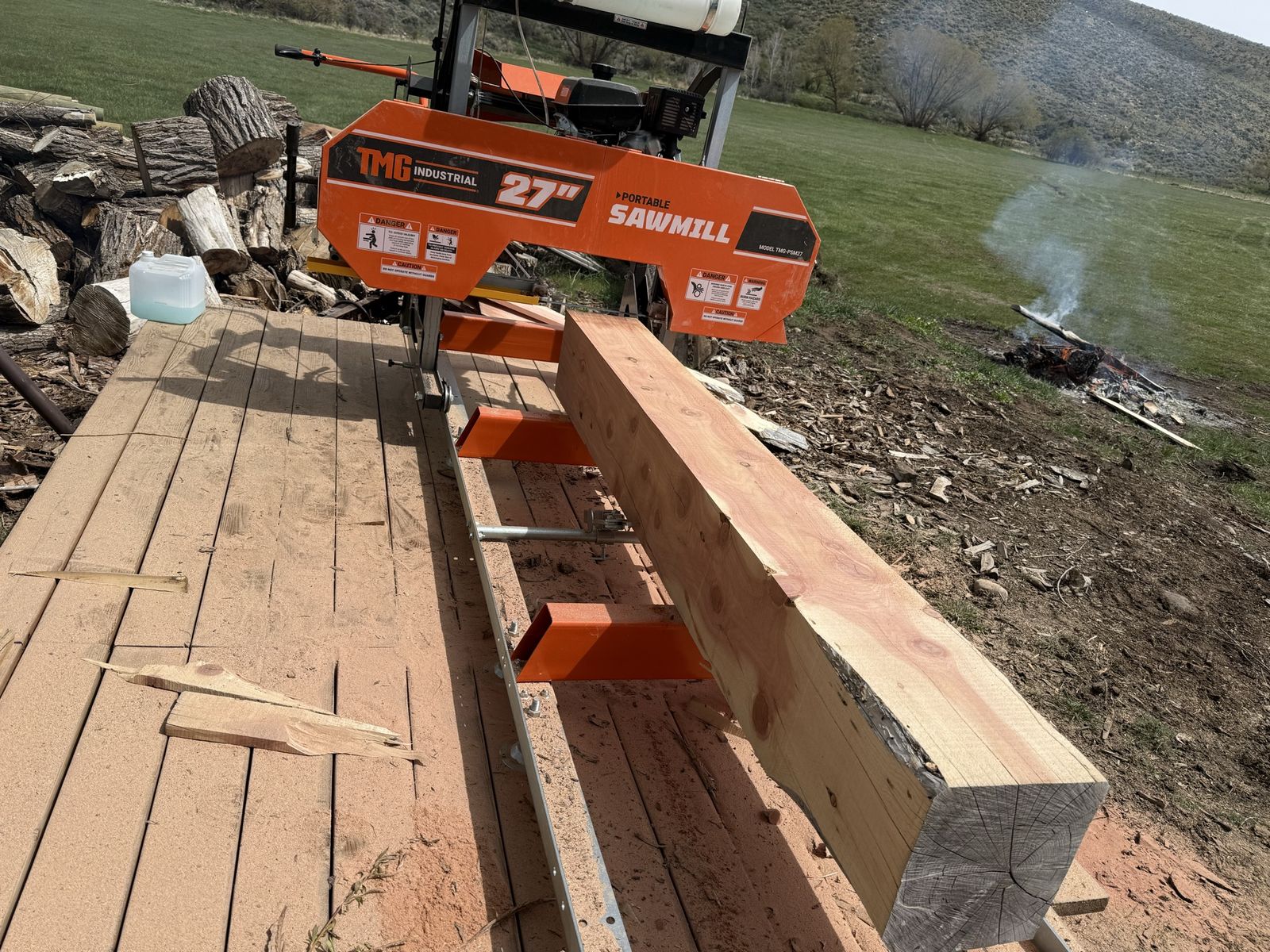 TMG 27" Portable Sawmill 24'