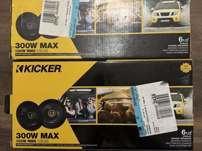 Kicker CSC65 6.5” Speakers (2 Pairs)