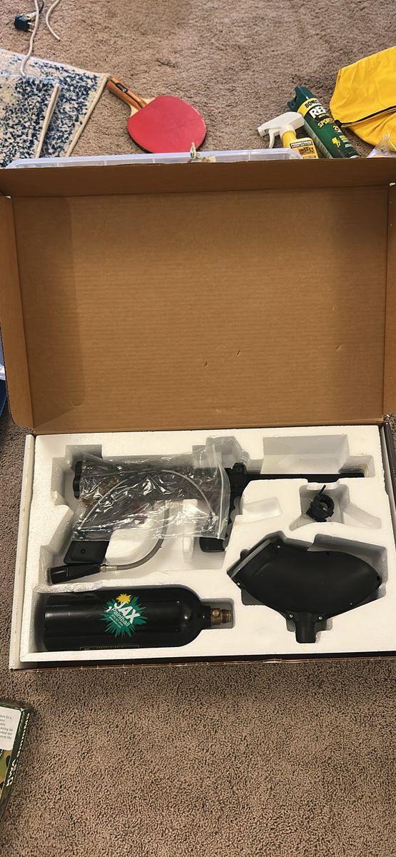 Tippmann 98 Custom Paintball Gun Complete Starter Kit – With Box