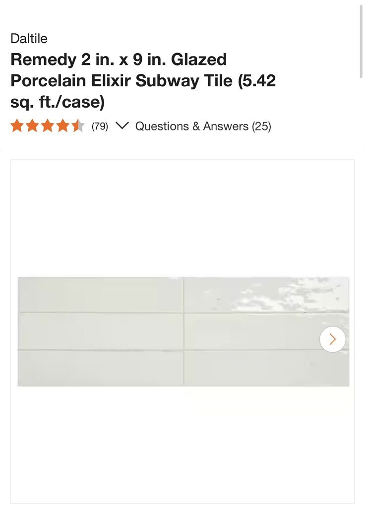 Daltile Remedy 2 X 9 Subway Tile