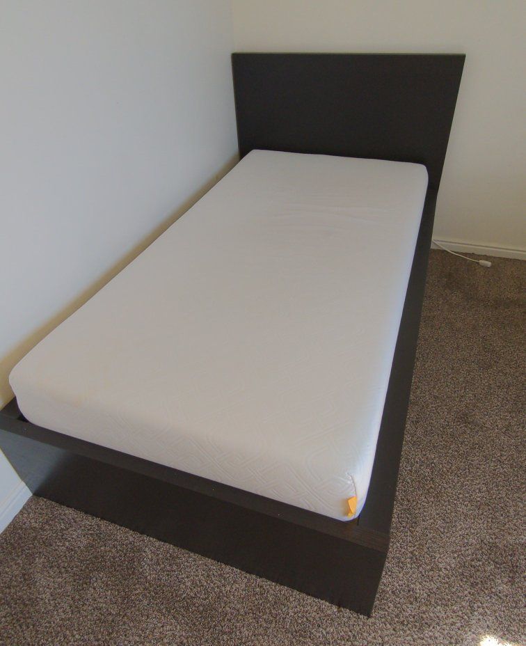 two IKEA Malm Bed Frame with drawers