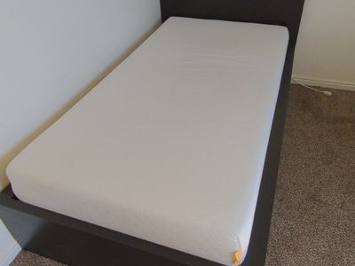 two IKEA Malm Bed Frame with drawers