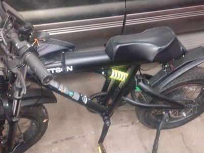 Electric Bicycle - Black, Fat Tire, Full Suspension
