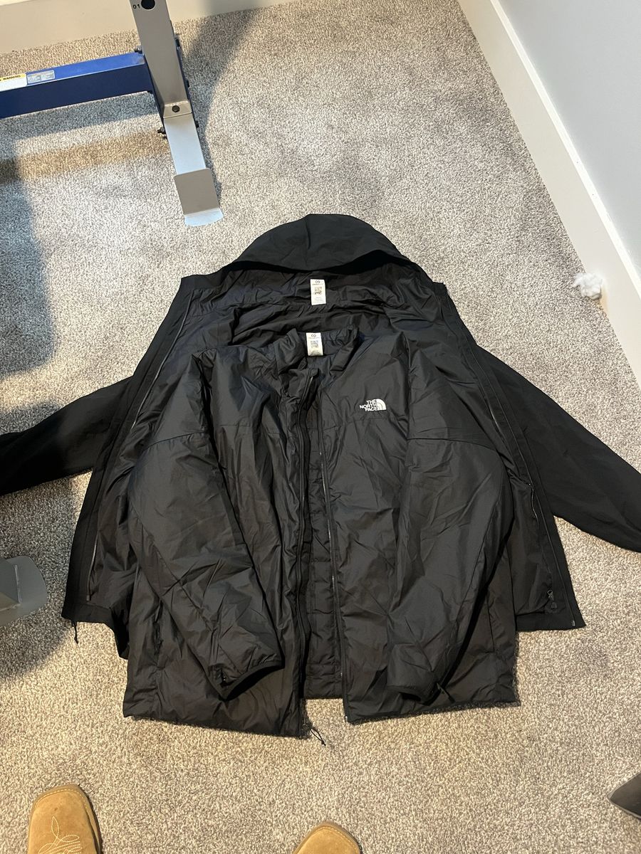 The North Face Men's Black XXXL 3-in-1 Triclimate Jacket