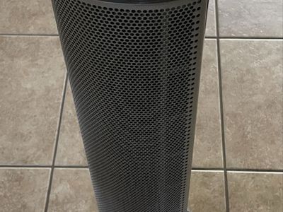 Seville Classics UltraSlimline 40" Oscillating Tower Fan with Remote Control, Gray