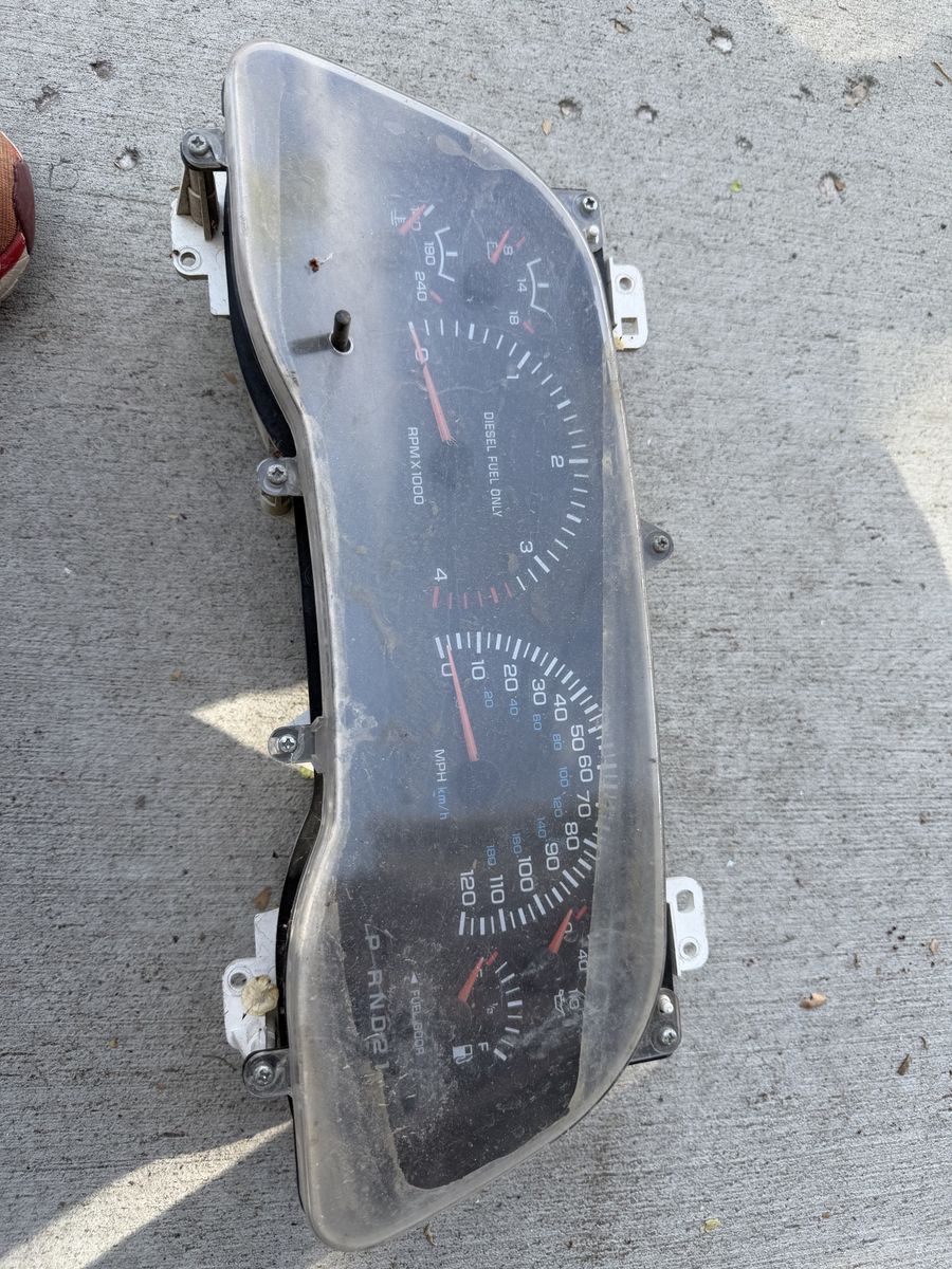 Diesel  Instrument Cluster