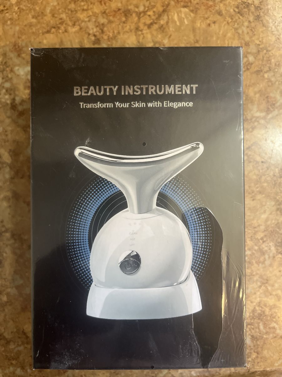Beauty Instrument VE718 Neck Beauty Device - Clean, Hot, Lift Modes