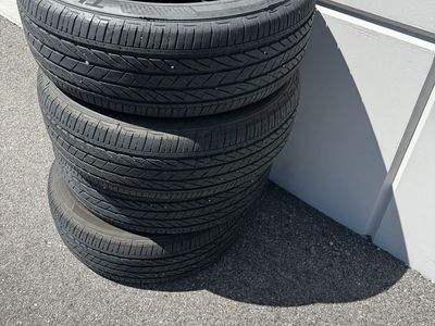 Set of 4 Bridgestone Turanza Tires - Good Condition, All-Season Performance