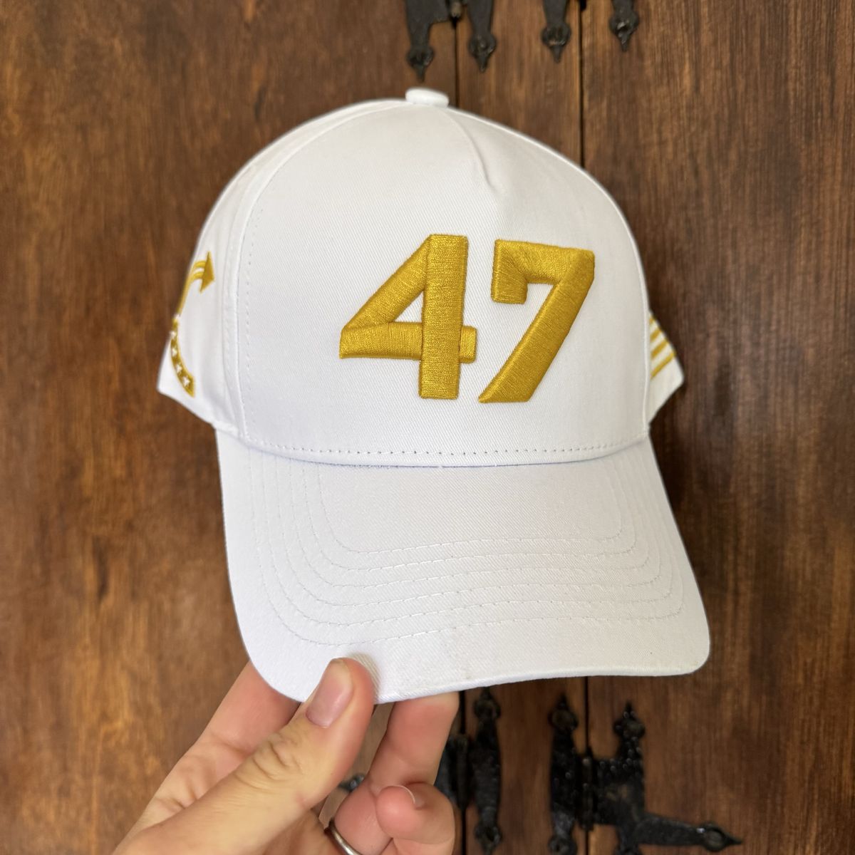 Trump MAGA Hat Cap Gold 47 Turning Point USA