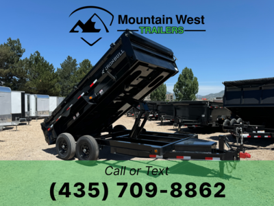 2026 Iron Bull Trailers 7X14-14.9K Dump Trailer w/ 24in Side Walls