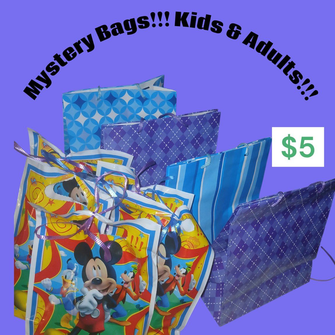 Mystery Bags - Kids & Adults