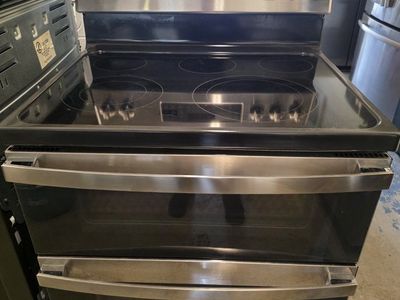 ge double oven electric stove