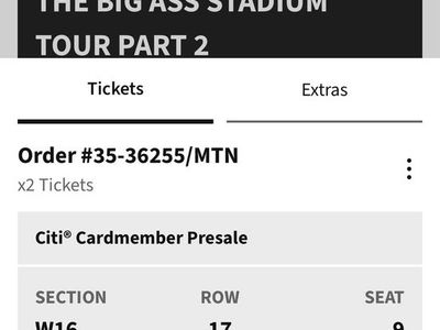 2 Post Malone & Jelly Roll Tickets - The Big Ass Stadium Tour Part 2 - July 28, 2026, Rice-Eccles
