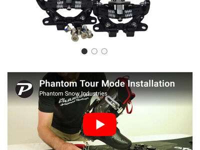 Phantom Hardboot Splitboard Bindings