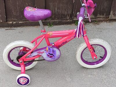 Girl pup power from Paw patrol girls bike