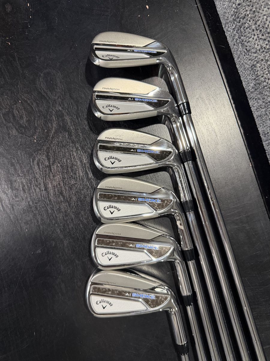 Callaway Paradigm AI Smoke 5-PW Iron Set near perfect condition