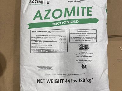 Azomite Micronized Trace Minerals For Soil 44 lb Bag