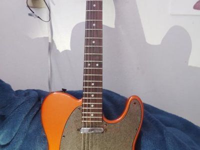 Squier Bullet HS Telecaster Electric Guitar Metallic Orange