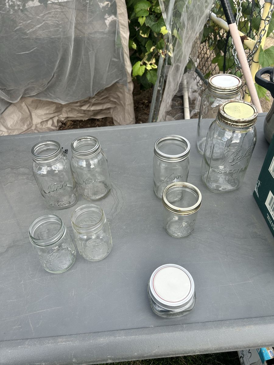 Canning Jars - Ball, Kerr - Various Sizes for Canning & Storage