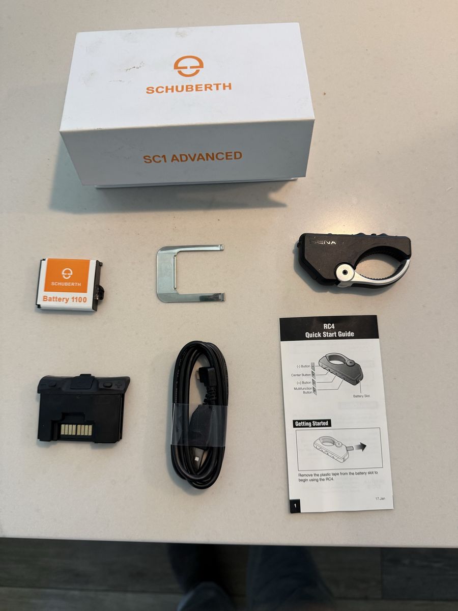 Schuberth motorcycle communication device
