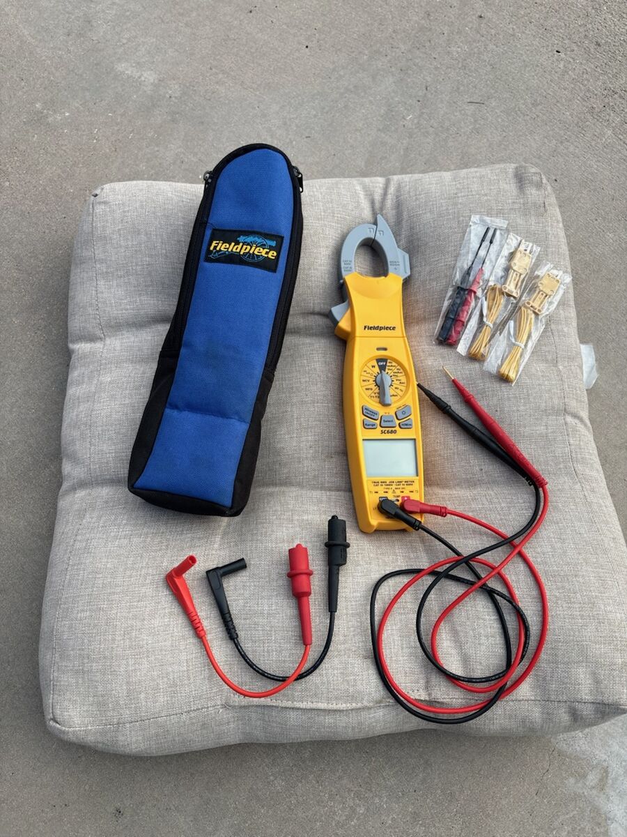 Fieldpiece SC 680, Wireless, Power Clamp Meter HVAC save huge!!! See photos for listed specs !!!