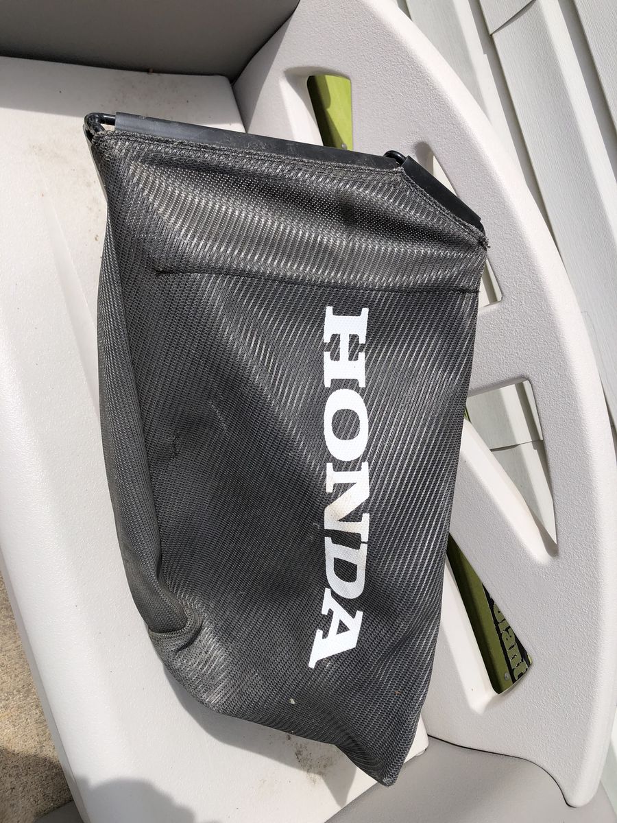 Honda mower bag & frame, $150