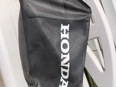 Honda mower bag & frame, $150